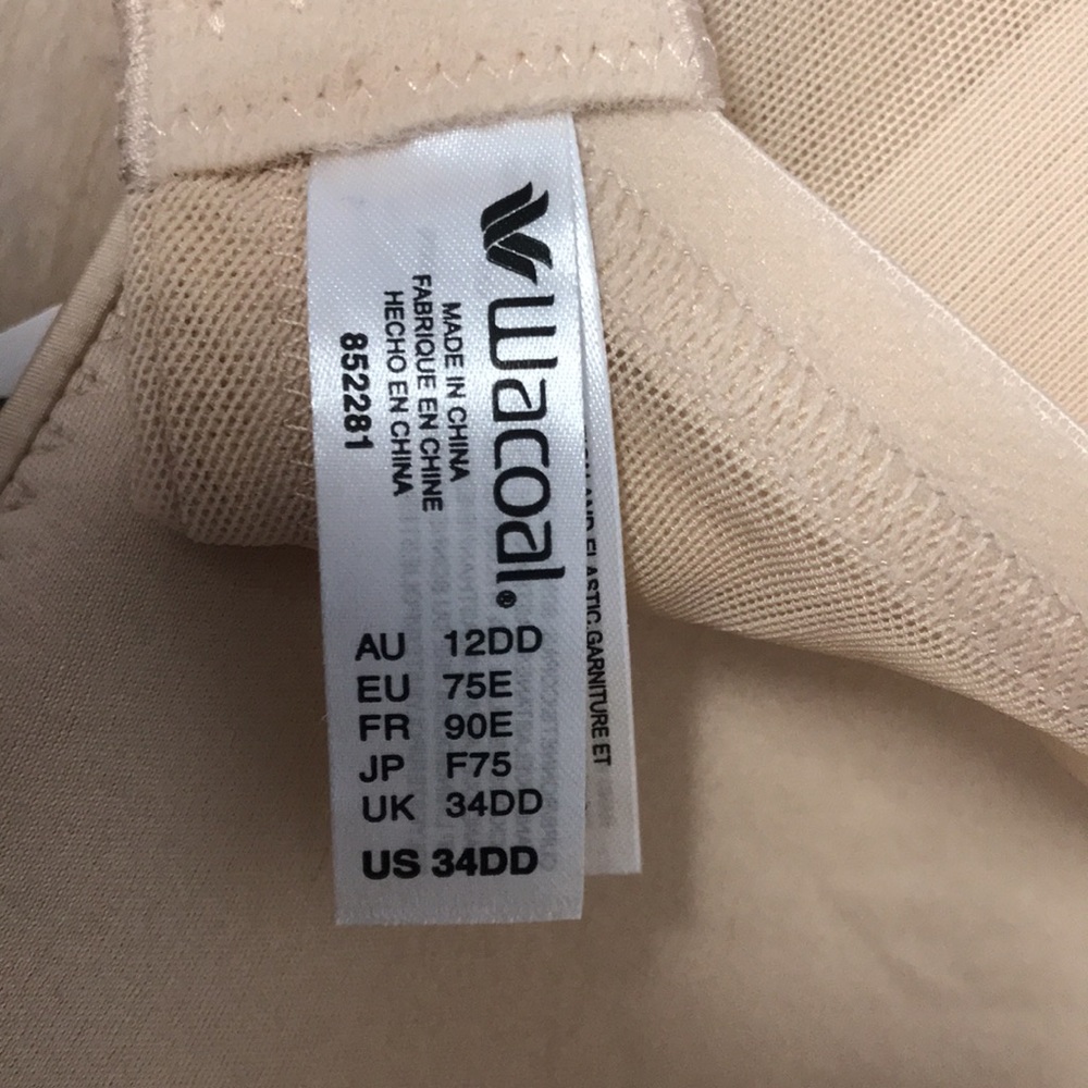 NWOT Wacoal Bra S 34DD - Picture 6 of 6